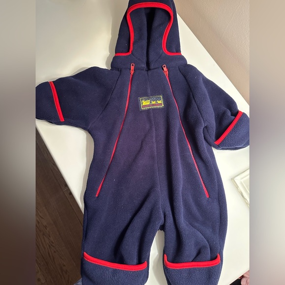 American Widgeon 6 Month Navy Blue Baby Snowsuit - Picture 1 of 5